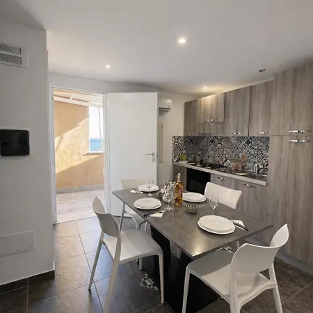 Mare A 150 Mt Trilocale Con Vista E Terrazza Apartament Alcamo Marina